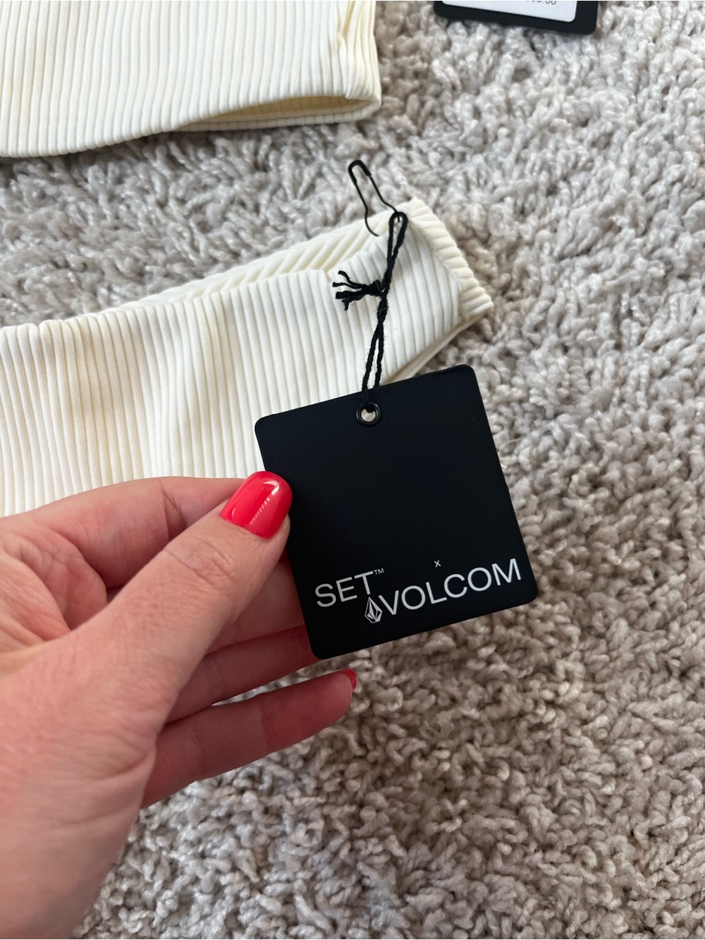 SET Active Ribbed Cream Bikini Set - Picture 2 of 5